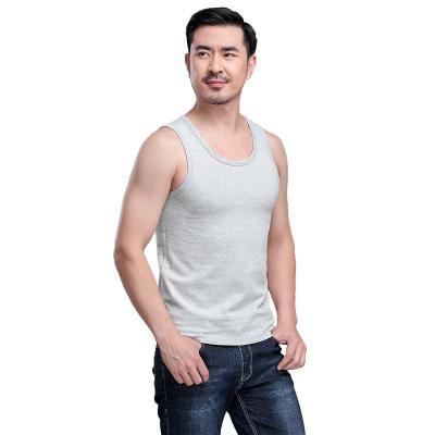 China Soft Wholesale Mens Sports Tanks Muscle Fitness Top Custom Men's Vest; s black tank top for sale