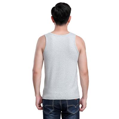 China Bodybuilding Tank Top Sports Breathable Singlet Muscle Travel Vest Soft Gym Men's Sleeveless Fitness Running Logo Tank Top Custom Made for sale