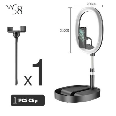 China Perfect for NEW LED Live Fill Light Selfie Ring Retractable Selfie Light with 1PCS Phone Clip for Youtube Live Video Studio Light for sale