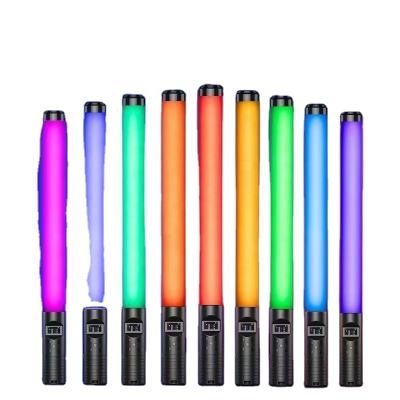 China Tiktok Makeup Selfie Led Colorful Portable Handheld Photography Stick Photography Ring Light Fill RGB LED Live Photography Ring Light for sale