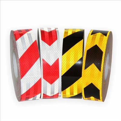 China Top Selling Tearable Personalized Single Sided Hot Selling Long Custom Caution Safety Warning Reflective Tape for sale