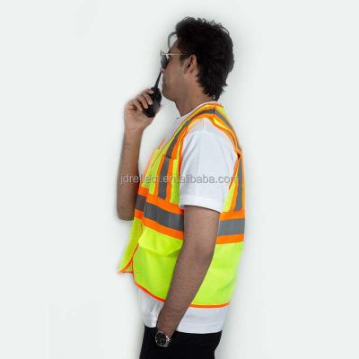 China Custom High Reflective Reflective High Visibility Work Road Safety Apparel Style Safety Reflective Vest for sale