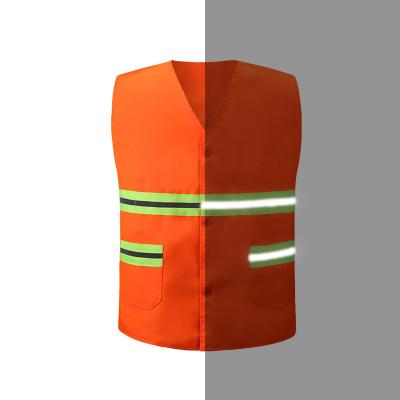 China High Visibility Construction Hygiene Vest Cheap Simple Reflective Safety Vest Safety Reflective Straps Invest Reflective Safety Shirt for sale