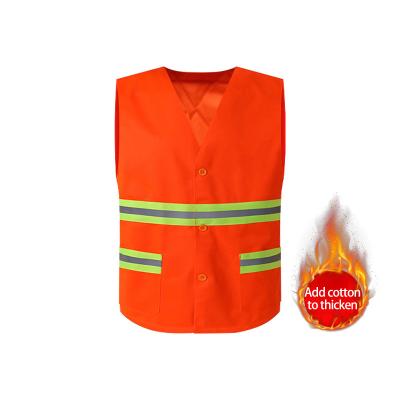 China High Visibility Reflective Vest High Visibility Workwear Hygiene Workers Safe Clothing For Road Construction for sale