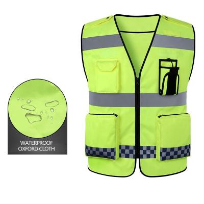 China Factory High Visibility Worksite Construction Traffic Multi-pocket Jacket Safety Reflective Vest Wholesale Reflective Clothing for sale