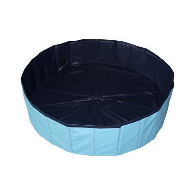 China Indoor Suitable Price 160cm*30cm Summer Swimming Dog Pet Foldable Pool for sale