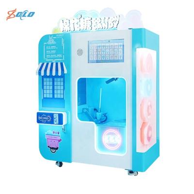 China low cost & 2021 high new type automatic cotton prifit candy making machine automatic floss candy vending machine for sale