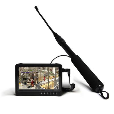 China NIGHT VISION 1.5meter Telescopic Pole 9 LED CCTV IP68 White Lightweight Waterproof Snake Eye Camera for sale