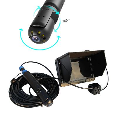 China 1080P 7inch Portable Waterproof/Waterproof Monitor 360 Degree Rotating Chimney Pipe Inspection Camera System for sale