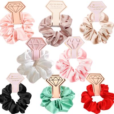 China Bridal Souvenir Team Bride Party Head Rope Wedding Shower Bachelorette Gifts Hair Scrunchies Festival Decoration Bridesmaid Gift for sale