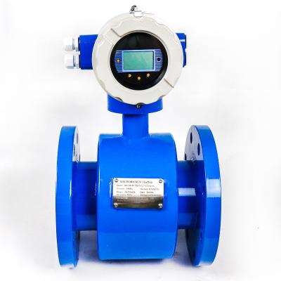 China Factory Price 4-20mA Water Flow Battery Operated Total Meter Flow Meter Electromagnetic Seawater Flow Meter for sale