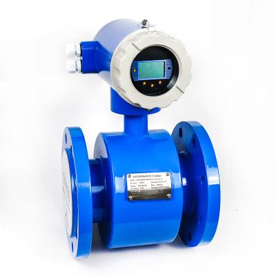 China DN10~DN2000 6 Inch Water Flow Meter Digit Electromagnetic Water Flow Meter Acetic Acid Intelligent Flow Meter for sale