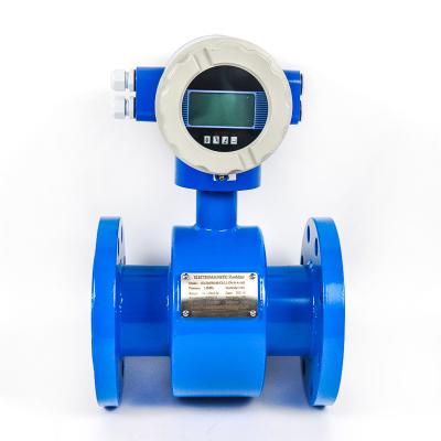 China dn400 water electromagnet flow meter high accuracy digitial dirty water electromagnetic flow meter for sale