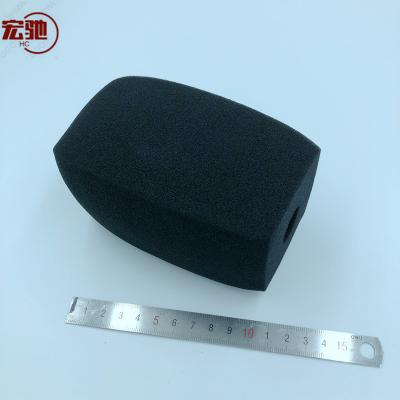 China Black Custom Handheld Microphone Foam Microphone Windshield Sponge Cover With Assemble Logo For Mic Windshield 2021 for sale