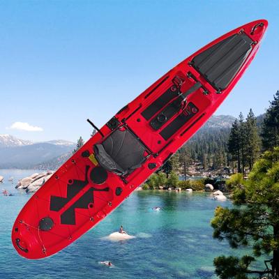 China Fun Leisure Drop Stitch Kayak One Person Kayak 2 Seater Case PVC Waterproof PVC Doble Fishing for sale