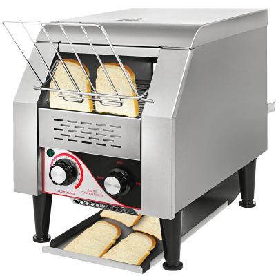 China Hotels Commercial Stainless Steel Conveyor Toaster 150pcs/h Electric Conveyor Toaster for sale