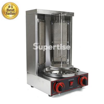 China Meat Cooking BBQ Stainless Steel Gas Rotary Doner Kebab Making Machine Shawarma Kebab Machine for sale