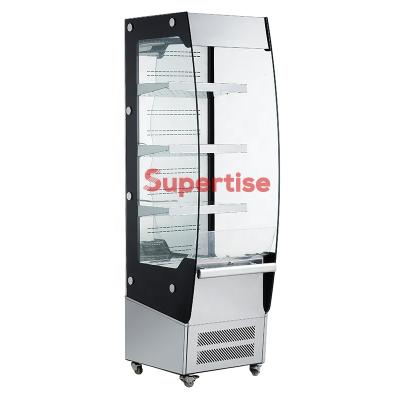 China Open Type Display Fridge Upright Open Display Cooler Beverage Cooler Single-temperature Supermarket Open Fridge for sale