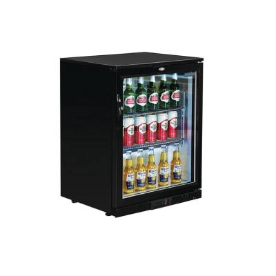 China Single-temperature Hotel Display Fridge Beer Bar Fridge Hinge Door Glass Back Bar Cooler with CE for sale