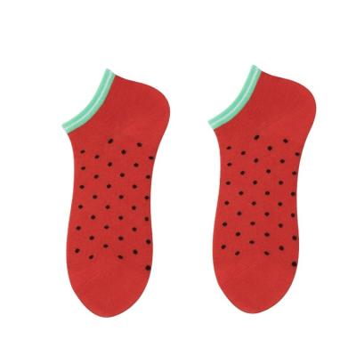 China Custom Design Funny Logo Crew Socks Combed Cotton Women Ankle Chain Socks Wholesale Viable Design from HEPOLILO for sale