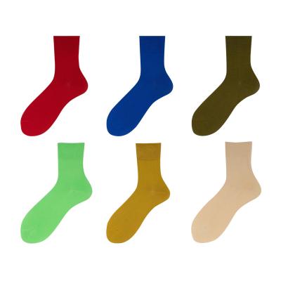 China HEPOLILO QUICK DRY Bamboo Crew Socks Organic With Gift Box Maker Stockings Men Colorful Bamboo Socks for sale