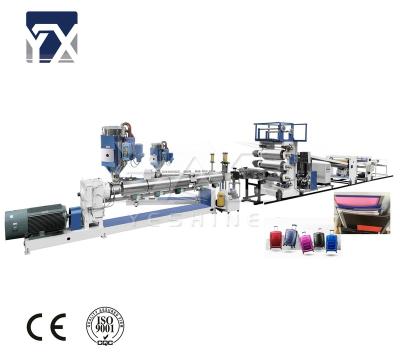 China Beautiful Design Sheet Wholesale Price ABS PC Plastic Sheet Extuder Baggage Making Machine for sale