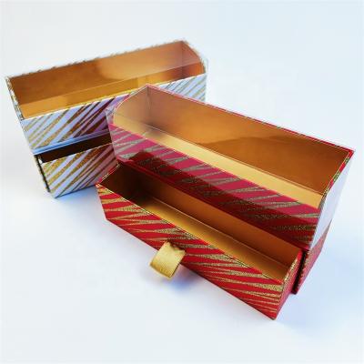 China Recycled Materials Custom Printed Match Box Wholesale Small Product Packaging Drawer Sliding Open Boxes Clear Paper Box for sale