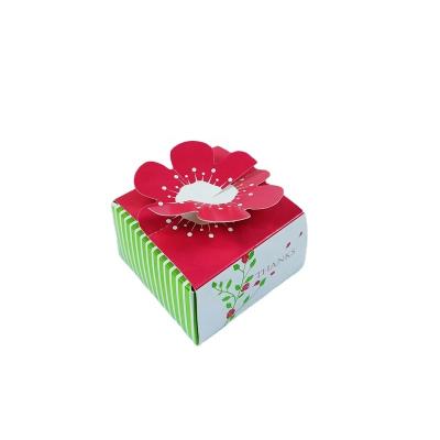 China Materials Manufacturer Directly Dessert Food Packaging Product Recycled Eco Recyclable Paper Foldable Custom LOGO Cake Gift Box for sale