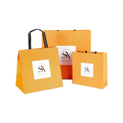 China New Product Recycled Hot Selling Gift Paper Bag Boutique Eurotote Shopping Paper Bags With Handle for sale