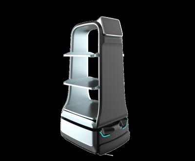 China New Design Smart Restaurant Waiter Service Robot Commercial Robot Automatic Food Delivery Robot for sale