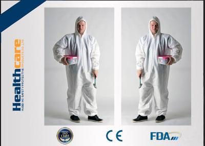 China Dust Proof Disposable Protective Gowns Work Clothes For Hospital / Chemicals / Industry for sale