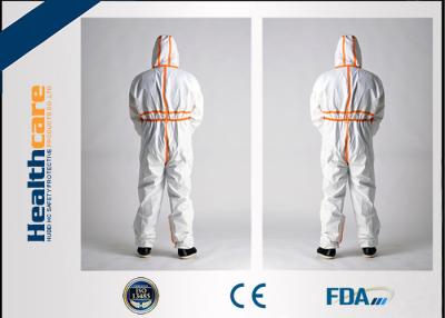 China Waterproof Disposable Protective Coveralls With PP+PE Microporous Material for sale