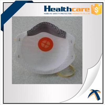 China Earloop Disposable PM2.5 Face Mask NIOSH N95 Pollution Mask With Exhalation Valve for sale