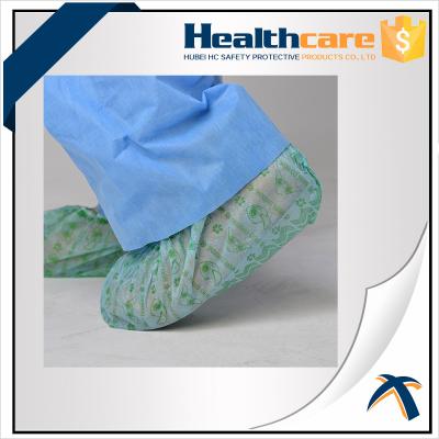 China Disposable Anti Skid Surgical Medical Boot Cover Waterproof Customized Color for sale