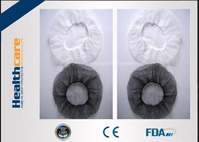 China Colored Disposable Surgical Head Covers Net Cap With Single Or Double Ealstic Edge for sale