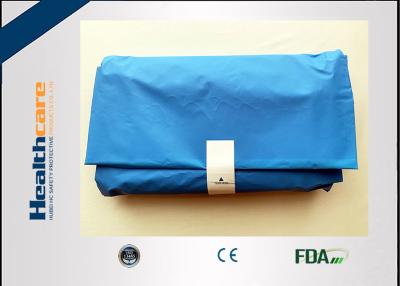 China Germ Free 20~65g Disposable Protective Gowns Knitted Cuff for sale