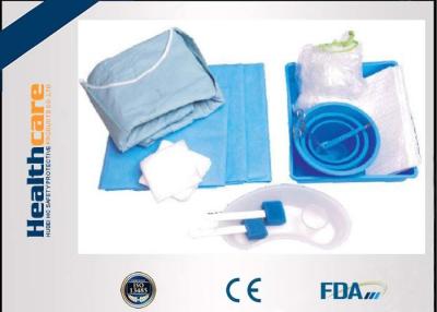 Cina Colore sterile di Cath Lab Kit In Blue dei pacchetti chirurgici eliminabili durevoli di SMS in vendita