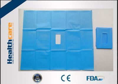 China Waterproof Disposable Surgical Drapes Non-woven Sterile Surgical Sheet Without Tape for sale