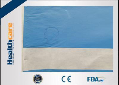 China Latex Free Disposable Surgical Drapes Nonwoven Single Plain Sterile Drape For Neurology for sale