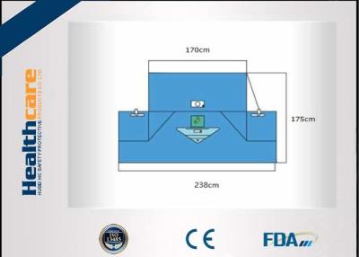 China Cirúrgico descartável azul drapeja, paciente descartável drapeja com o EO estéril à venda