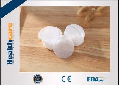 China Disposable Products Cosmetic Non Woven Pads 65G 3 Inch White Round Style for sale