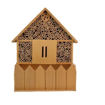 China Windproof Wooden Insect Honeycomb Butterfly Nest Bat Nest Bird Feeder Insect House for sale