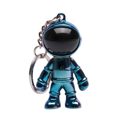 China Clothing hanging bags of astronaut rubber three-dimensional creative car key chain astronaut personality fashion men and women for sale