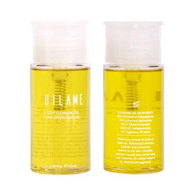 China RTS118 Private Labels OEM Olive Natural Soft Cleansing Eye Lip Oil Deep Cleansing Face Moisturizing Makeup Remover for sale