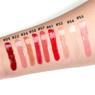 China RTS122 Sunscreen Lip Gloss Already Made Wholesale Lip Gloss Logo Custom Private Label Lip Dropping Gloss for sale