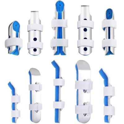 China Finger Aluminum Splint Arthritis Splint Extension Finger Support Medical Grade Brace Aluminum Finger Splint for sale