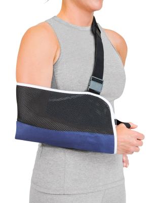 China Arm Sling Elbow Straps for Tendonitis Back Brace with Shoulder Straps Arm Sling Shoulder Immobilizer for sale