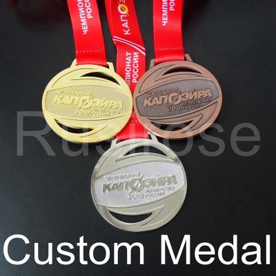 China Custom gold silver run medal,personalized Antique bronze honor runner sport medal,City Game Competition club award medal for sale