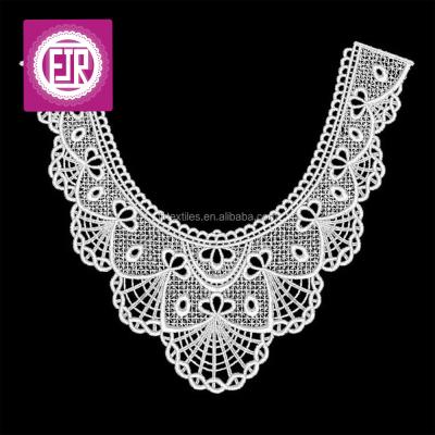 China Sustainable Venice Neck Lace, Venice Lace Collar, Polyester Lace Trim for sale