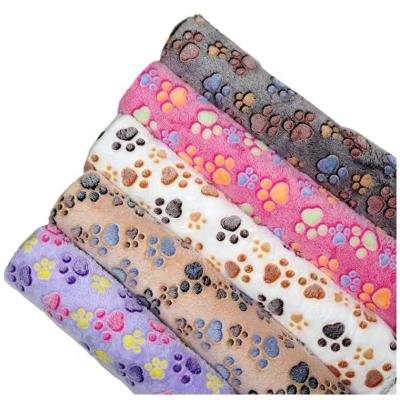 China Good Price Anti-static Custom Soft 100% Polyester Flannel Printed Fleece Fabric For Baby Blanket for sale